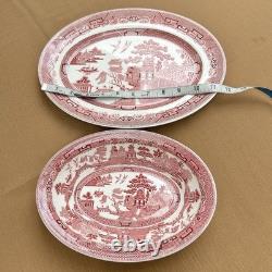 Johnson Brothers Red Willow China England/complete 8 Place Setting Serving Bowl