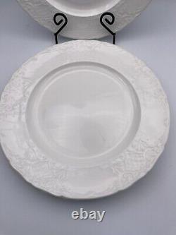 Johnson Brothers Richmond White Dinner Plates Set Of 4