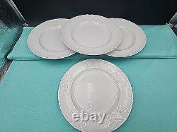 Johnson Brothers Richmond White Dinner Plates Set Of 4