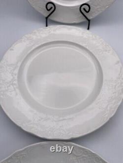 Johnson Brothers Richmond White Dinner Plates Set Of 4