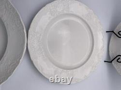 Johnson Brothers Richmond White Dinner Plates Set Of 4