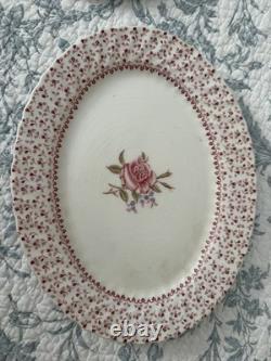 Johnson Brothers Rose Bouquet England Ceramic Dinner Plates, Bowls Platter