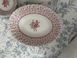 Johnson Brothers Rose Bouquet England Ceramic Dinner Plates, Bowls Platter