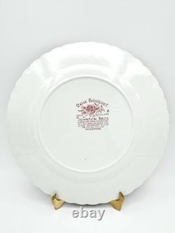 Johnson Brothers Rose Bouquet Pink Dinner Plates 9 7/8, Set of 6