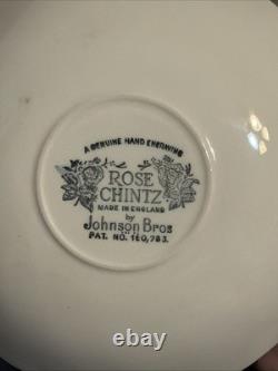 Johnson Brothers Rose Chintz 25 Pieces 5 Pc Place Setting Service for 5 USA