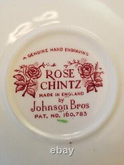 Johnson Brothers Rose Chintz 69 pieces at $400.00 local pickup only