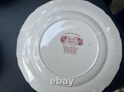 Johnson Brothers Rose Chintz Ironstone made in England 24 Piece Black Label O1