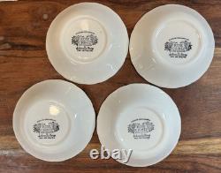 Johnson Brothers Rose Chintz Ironstone made in England 24 Piece Black Label O1