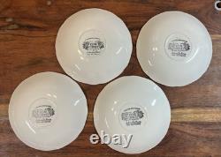 Johnson Brothers Rose Chintz Ironstone made in England 24 Piece Black Label O1