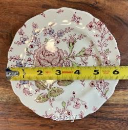 Johnson Brothers Rose Chintz Ironstone made in England 24 Piece Black Label O1