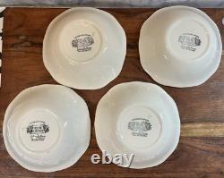 Johnson Brothers Rose Chintz Ironstone made in England 24 Piece Black Label O1