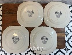 Johnson Brothers Rose Chintz Ironstone made in England 24 Piece Black Label O1