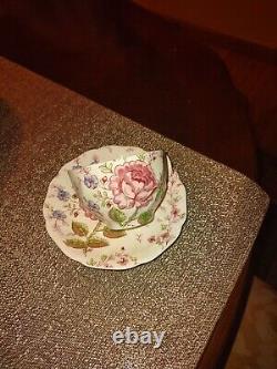 Johnson Brothers Rose Chintz Pink Dinner Set For 12 Vintage Floral England