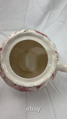 Johnson Brothers Rose Chintz Pink Teapot/ See Description