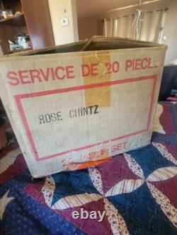 Johnson Brothers Rose Chintz pattern 4 Person Iced Tea Set New Original Box