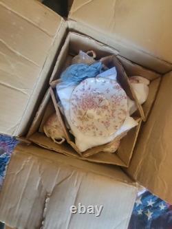 Johnson Brothers Rose Chintz pattern 4 Person Iced Tea Set New Original Box