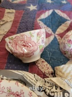 Johnson Brothers Rose Chintz pattern 4 Person Iced Tea Set New Original Box