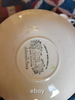 Johnson Brothers Rose Chintz pattern 4 Person Iced Tea Set New Original Box