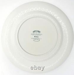 Johnson Brothers SET of 8 BLUE WILLOW 10.25 Dinner Plates Oriental IMPERFECTION