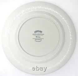 Johnson Brothers SET of 8 BLUE WILLOW 10.25 Dinner Plates Oriental IMPERFECTION