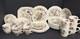 Johnson Brothers Sheraton Dinnerware Lot Of 35 Pcs (plates Bowls & Cups) England