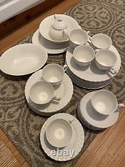 Johnson Brothers Snowhite Regency Eight Place Settings Plus Servings Pcs