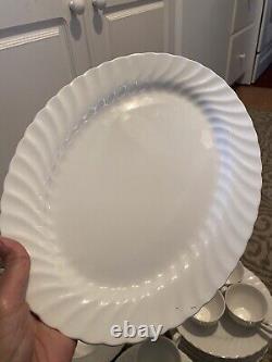 Johnson Brothers Snowhite Regency Eight Place Settings Plus Servings Pcs