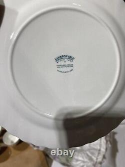 Johnson Brothers Snowhite Regency Five Pc Place Settings For Four