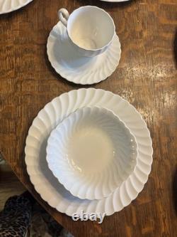 Johnson Brothers Snowhite Regency Ironstone Dinner Set White England