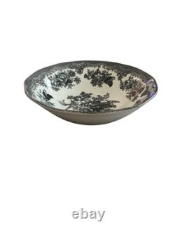 Johnson Brothers Soup Cereal Bowl 6 1/2 inch Asiatic Pheasant Black Set of 6