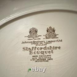 Johnson Brothers Staffordshire Bouquet Ironstone Dinner Set England