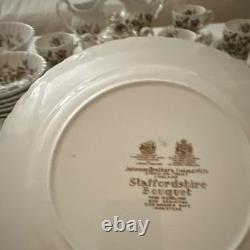 Johnson Brothers Staffordshire Bouquet Ironstone Dinner Set England