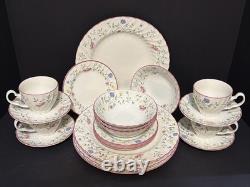 Johnson Brothers Summer Chintz 20 piece Dinnerware Set Service for 4 England