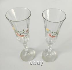 Johnson Brothers Summer Chintz Champagne Glasses X 6