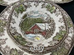 Johnson Brothers THE FRIENDLY VILLAGE England 15 Piece Lot Plates, Bowls