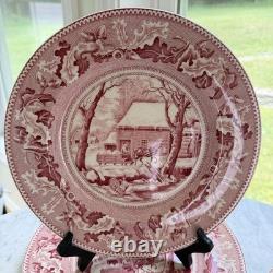 Johnson Brothers Thanksgiving Frozen Up Dinner Plates 10.5 Set Of 12 1940s Johnson Brothers Thanksgiving Frozen Up Dinner Plates 10.5 Set Of 12 1940s