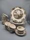Johnson Brothers The Friendly Village Dinner Plates W Teacups & Saucers