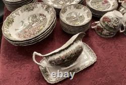 Johnson Brothers The Friendly Village Dinnerware Collection 88 Piece Set