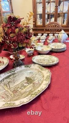 Johnson Brothers The Friendly Village Dinnerware Collection LARGE LOT