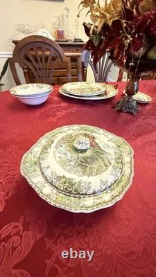 Johnson Brothers The Friendly Village Dinnerware Collection LARGE LOT