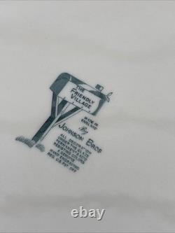 Johnson Brothers The Friendly Village Turkey Scene Dinner Plates 10.5 5 Pc