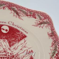 Johnson Brothers Twas the Night Before Christmas Oval Platter 11.75 x 9 7/8