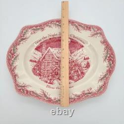 Johnson Brothers Twas the Night Before Christmas Oval Platter 11.75 x 9 7/8