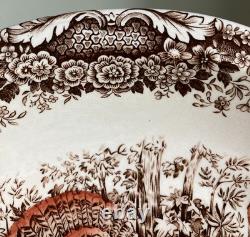 Johnson Brothers Wild Turkeys Native American Windsor Ware 9.75 Vegetable Bowl