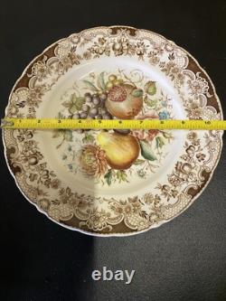 Johnson Brothers Windsor Ware Harvest Fruit 10 3/4 Dinner Plates Set of 4