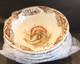 Johnson Brothers Woodland Wild Turkeys 4 Soup Bowls 6 1/8 By 1 3/4