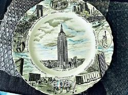 Johnson bros england vintage china PLATE OF THE EMPIRE STATE BUILDING