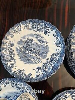 Johnson brothers coaching scenes, 8 Inch Plates