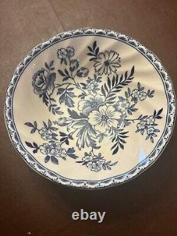 thumbnail image 2 of Johnson Brothers Devon Cottage Dinner Plate 10.6" - Blue White Porcelain 2 of 6