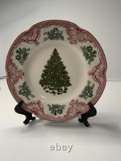 Johnson brothers old britain castles pink christmas 8.72'' Salad Plate